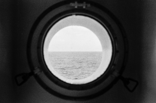 The view from my porthole on one of the lower decks.